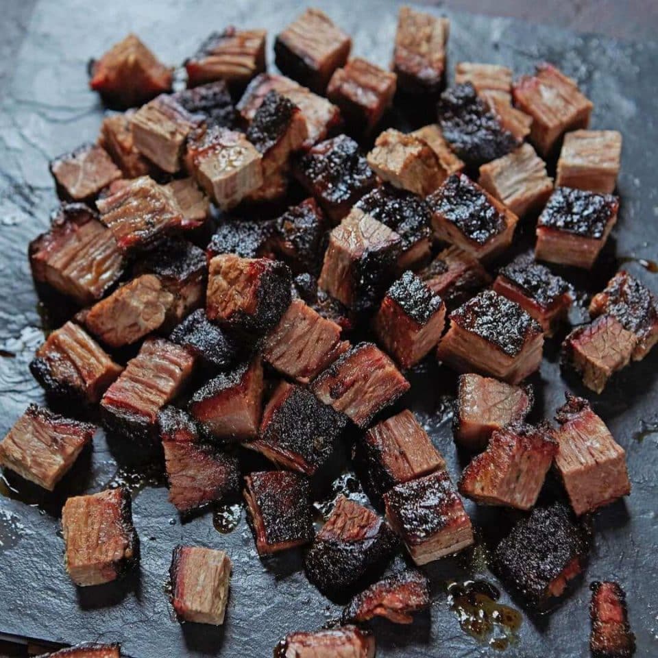 The famous burnt ends at Joe’s