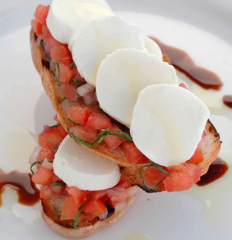 Tomato Mozzarella Bruschetta