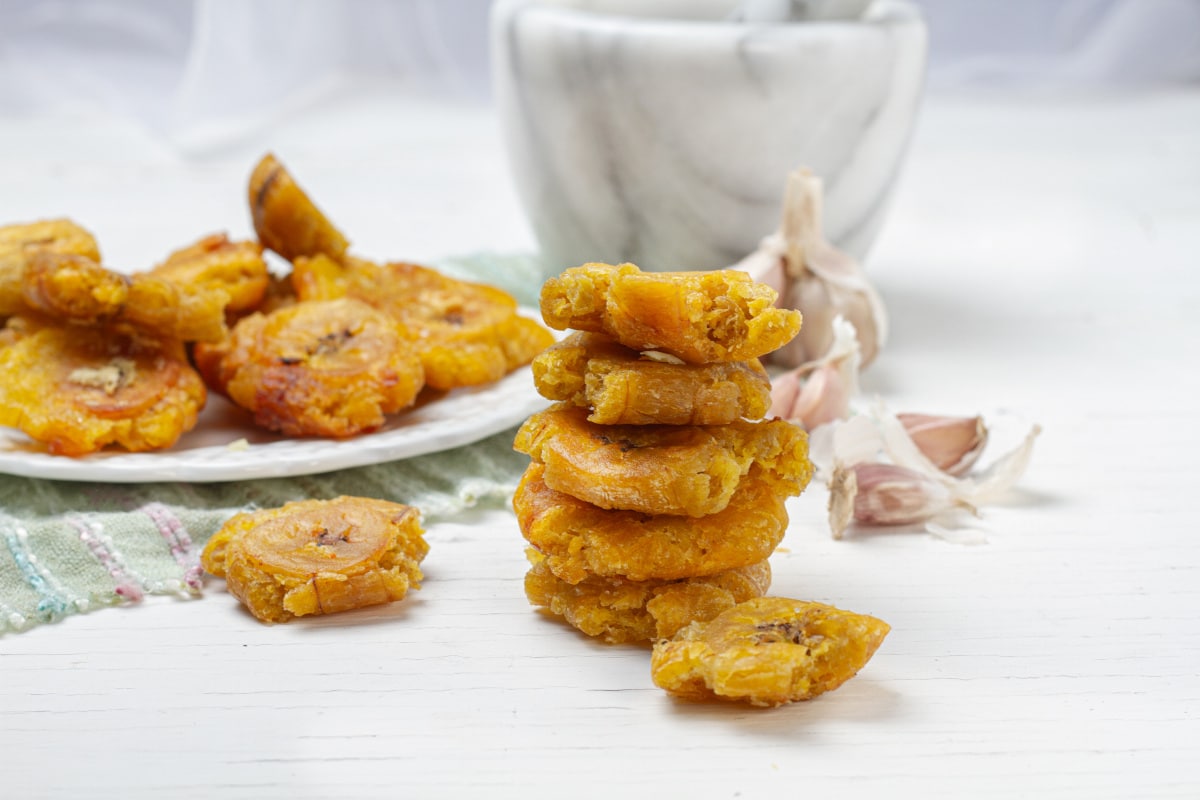 Tostones Recipe : Fried Green Plantains