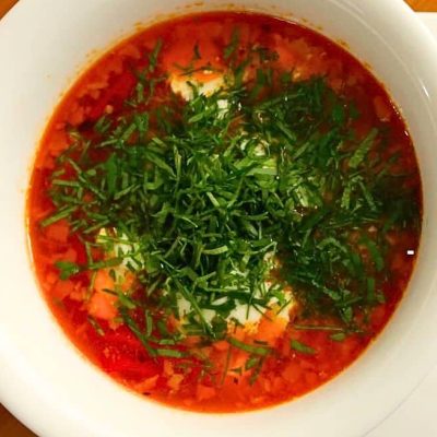 Traditional Bulgarian Soup (Shopi Style Soup)