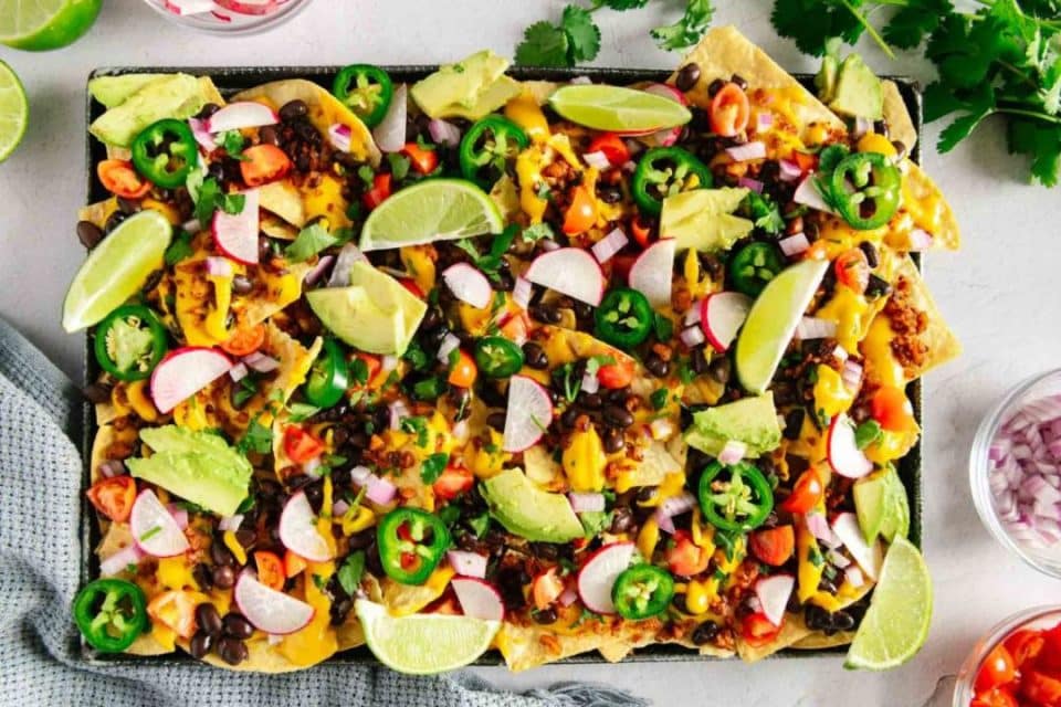 Vegan Sheet Pan Nachos