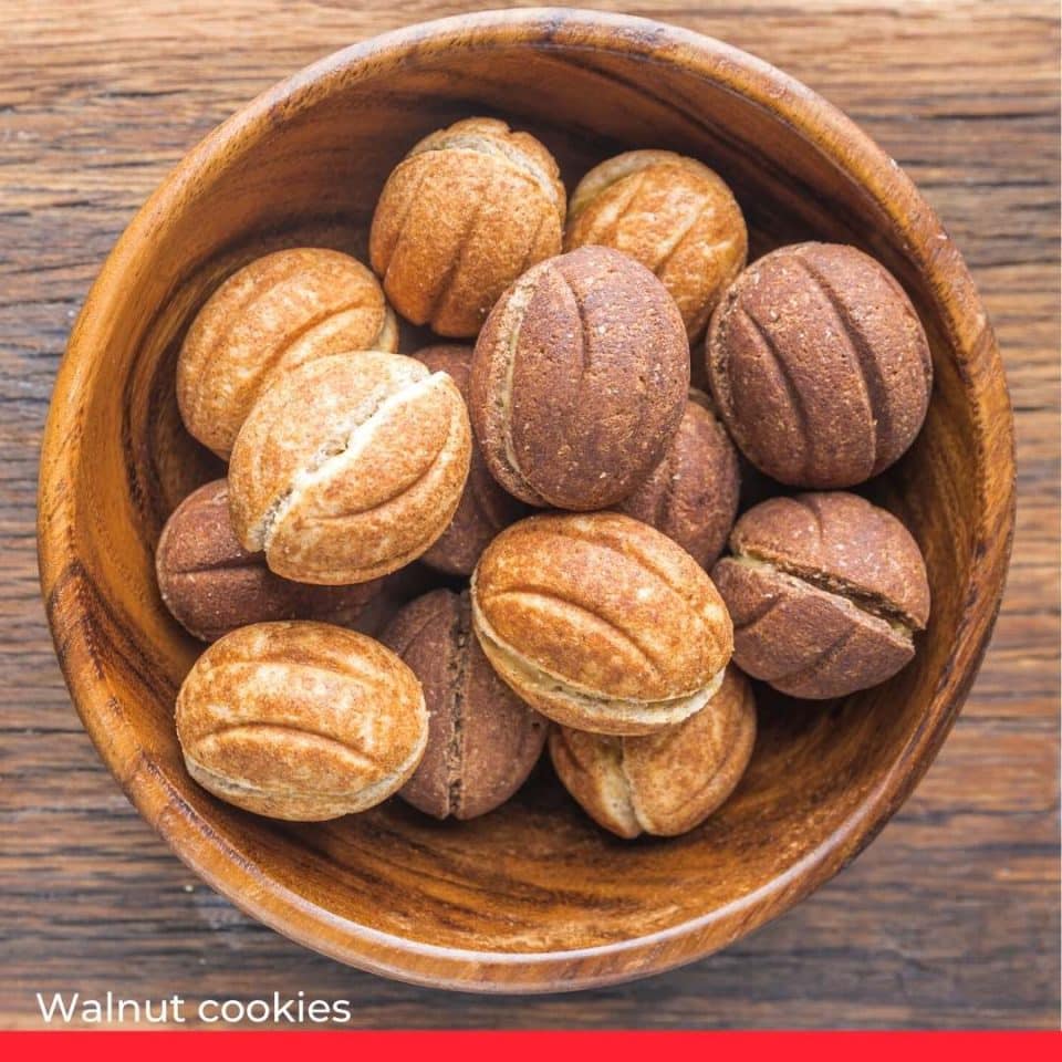 Nuci umplute | Walnut cookies 