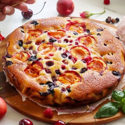 Yoghurt and Summer Fruit Tart