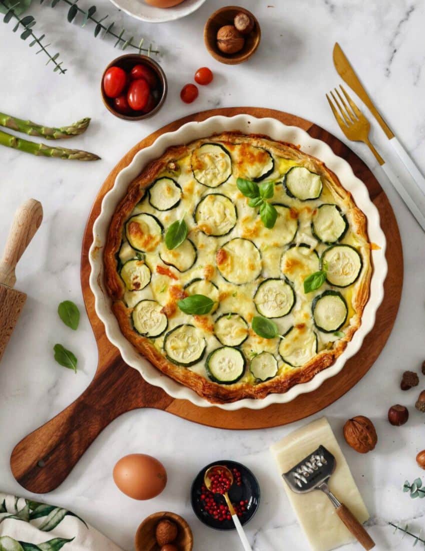 Easy Zucchini Quiche Recipe