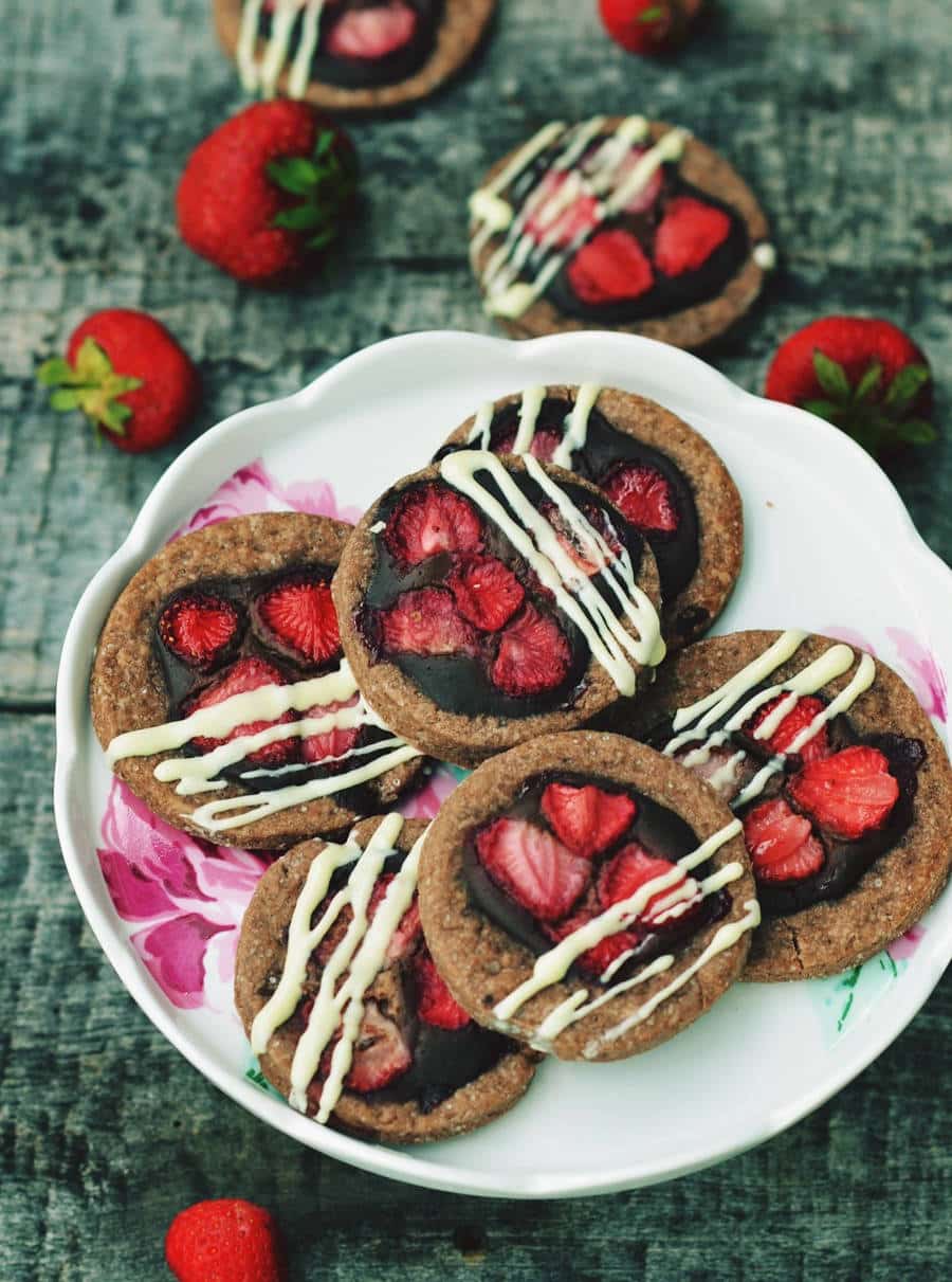 Chocolate Strawberry Cookies