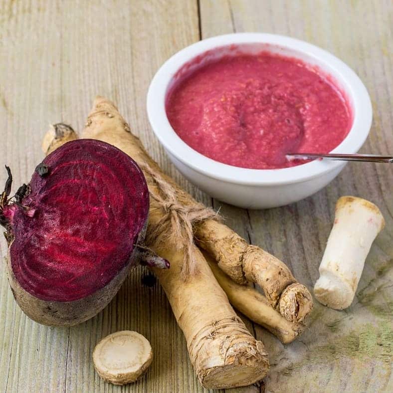 Beetroot & horseradish relish or ćwikła z chrzanem