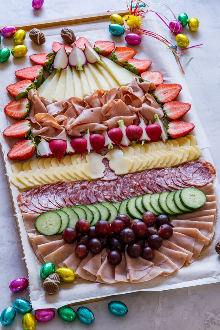 easter charcuterie board