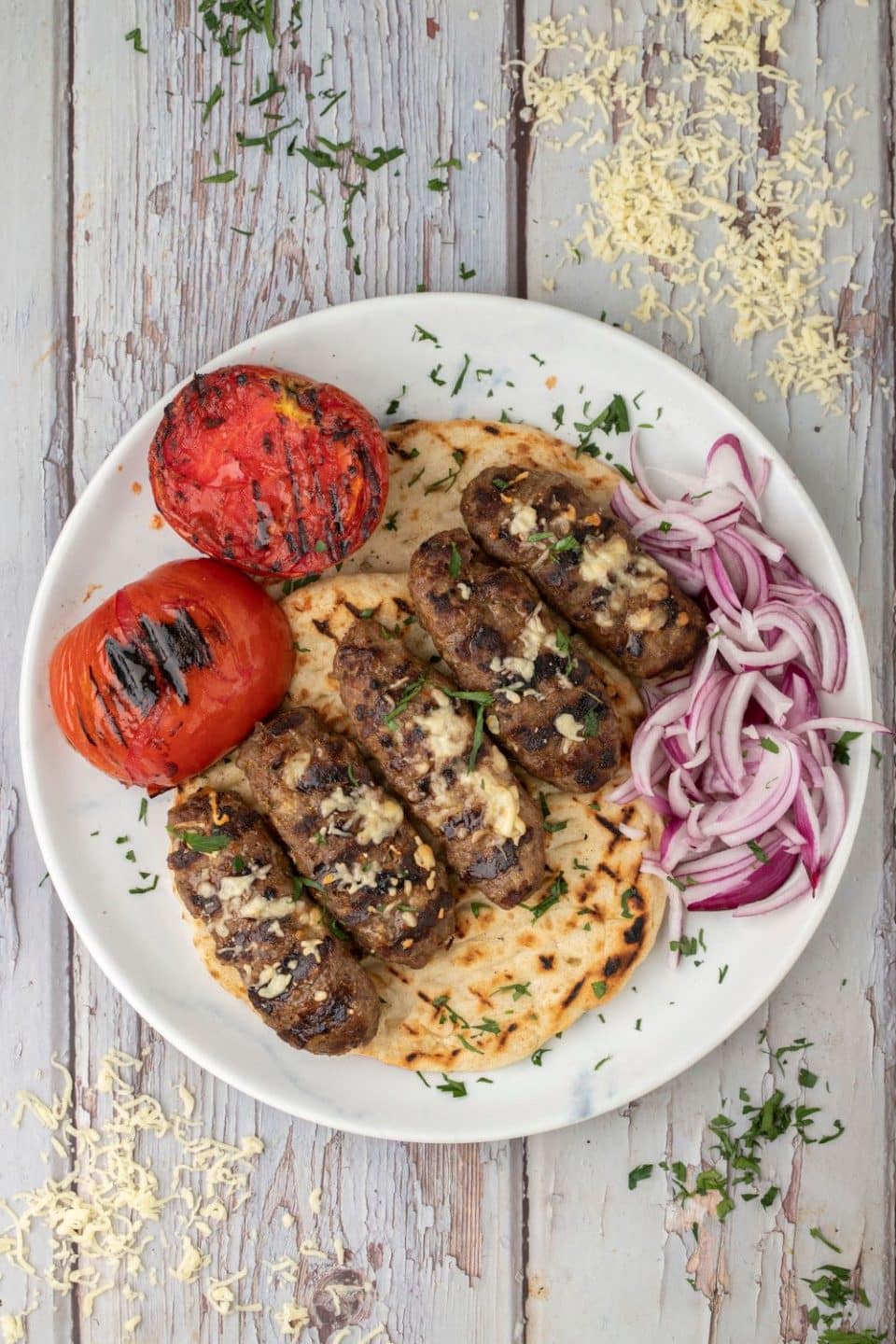 Kebab with Greek Kasseri Cheese – Kaserli