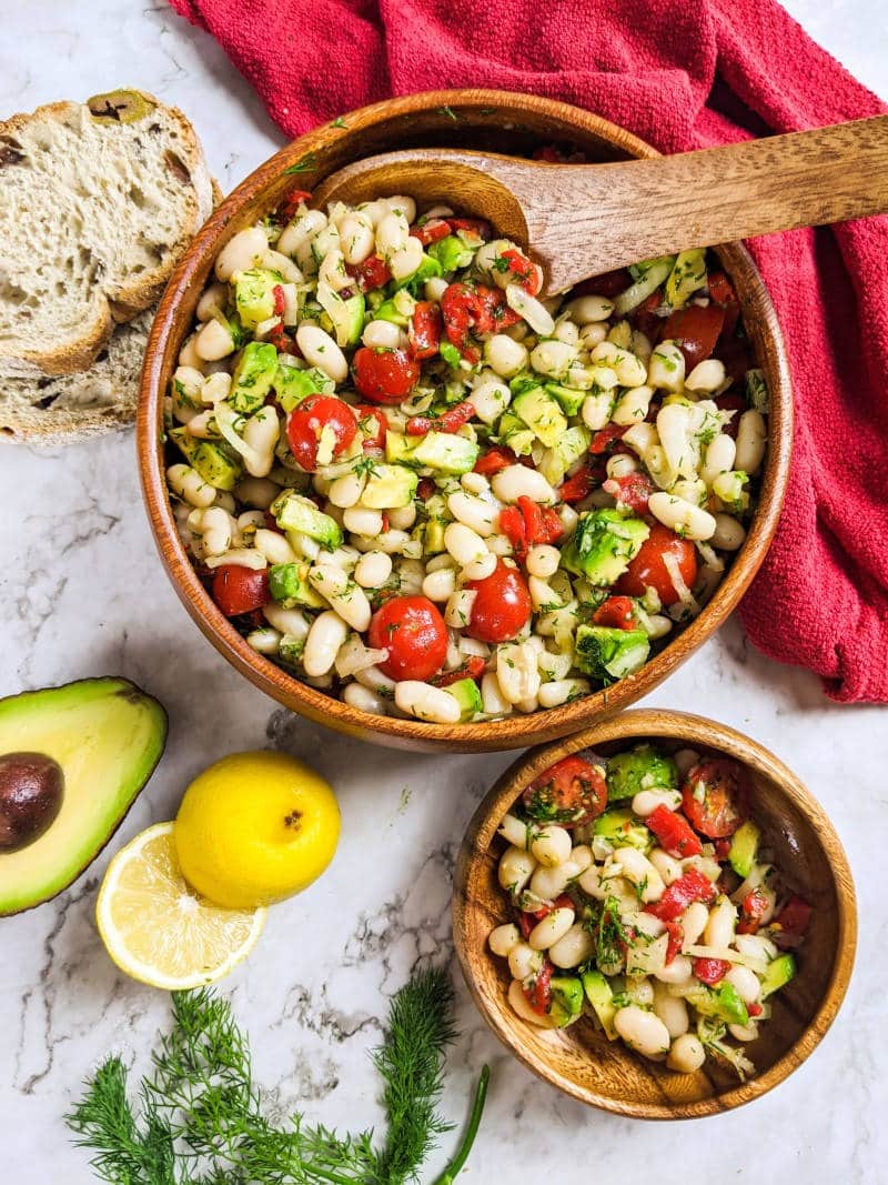 Mediterranean White Bean Salad