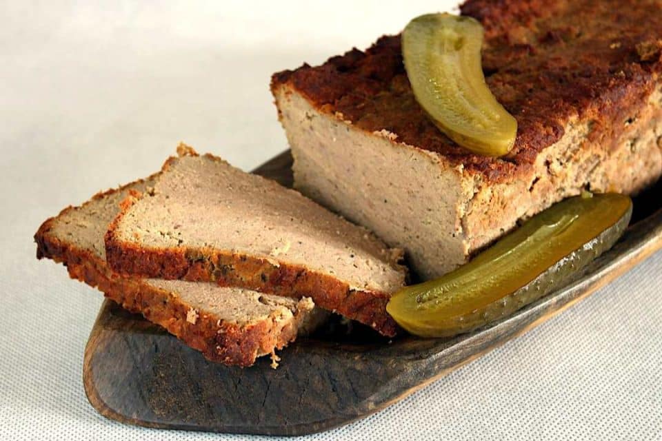 Chicken pate or pasztet z kurczaka