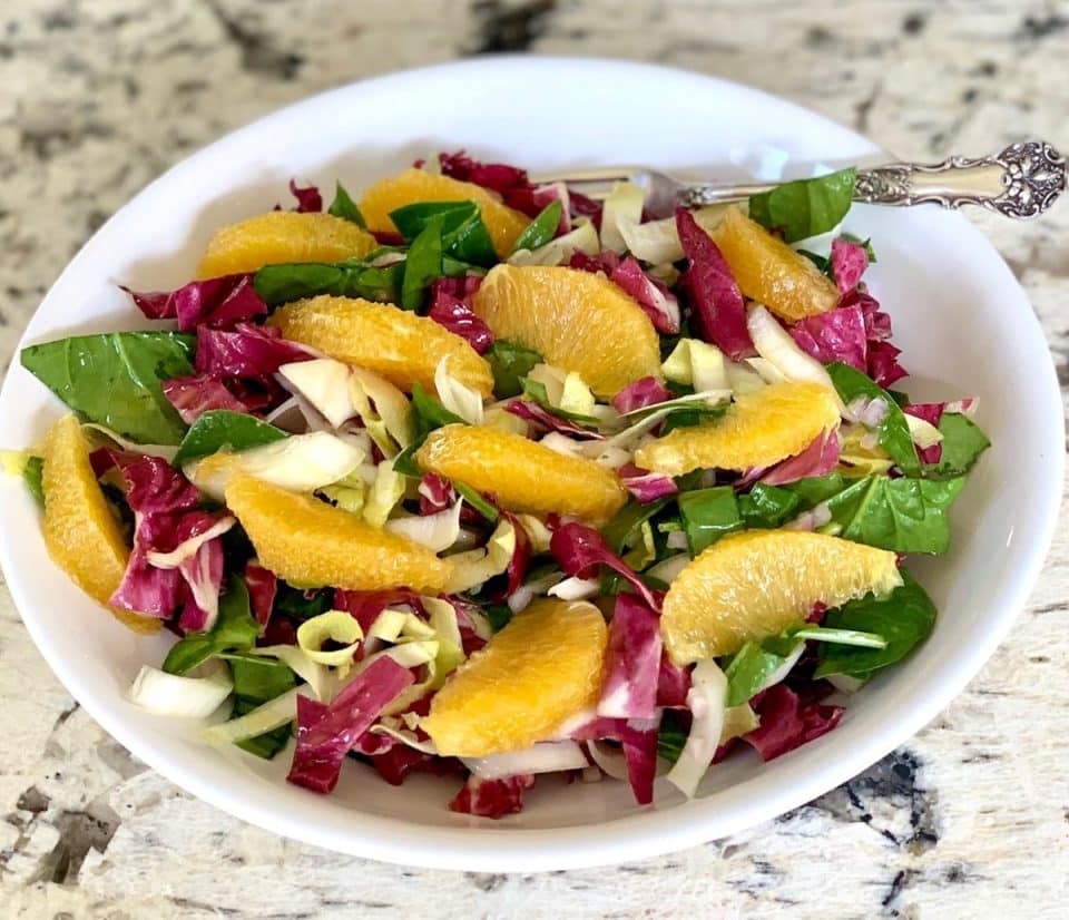 Tricolore Salad with Oranges