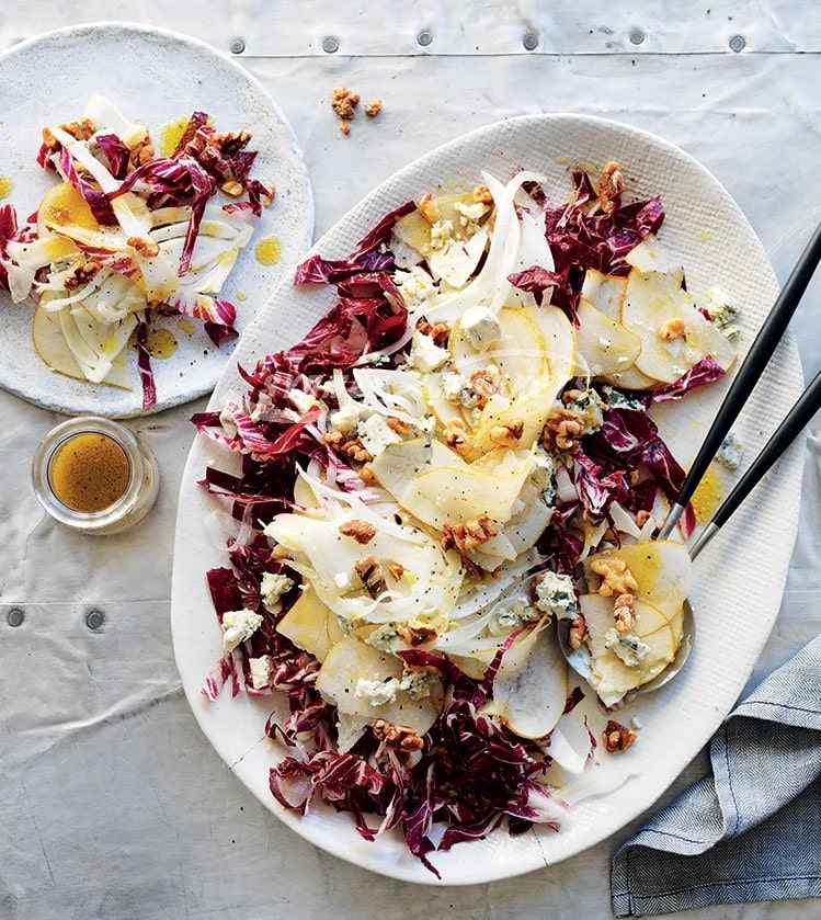 Radicchio, Fennel, Pear and Blue Cheese Salad