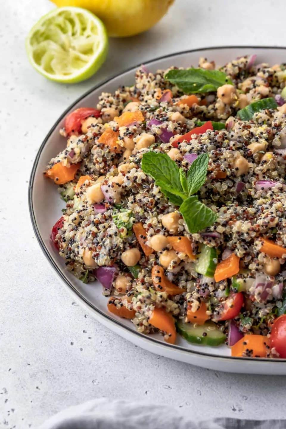 Zesty Quinoa Salad with Mint